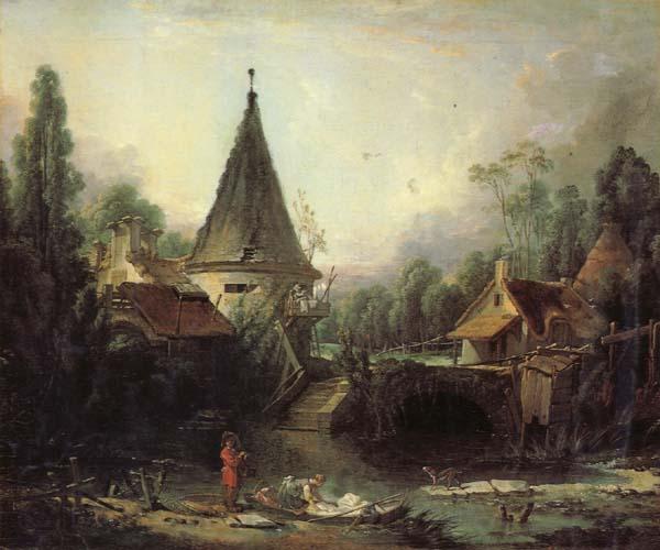 Francois Boucher Landscape near Beauvais